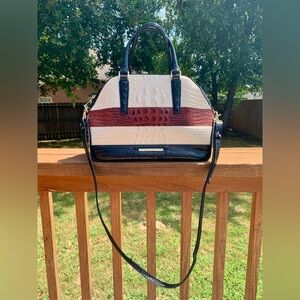 ❤️ HTF Brahmin Hudson Cava Tricolor Vineyard